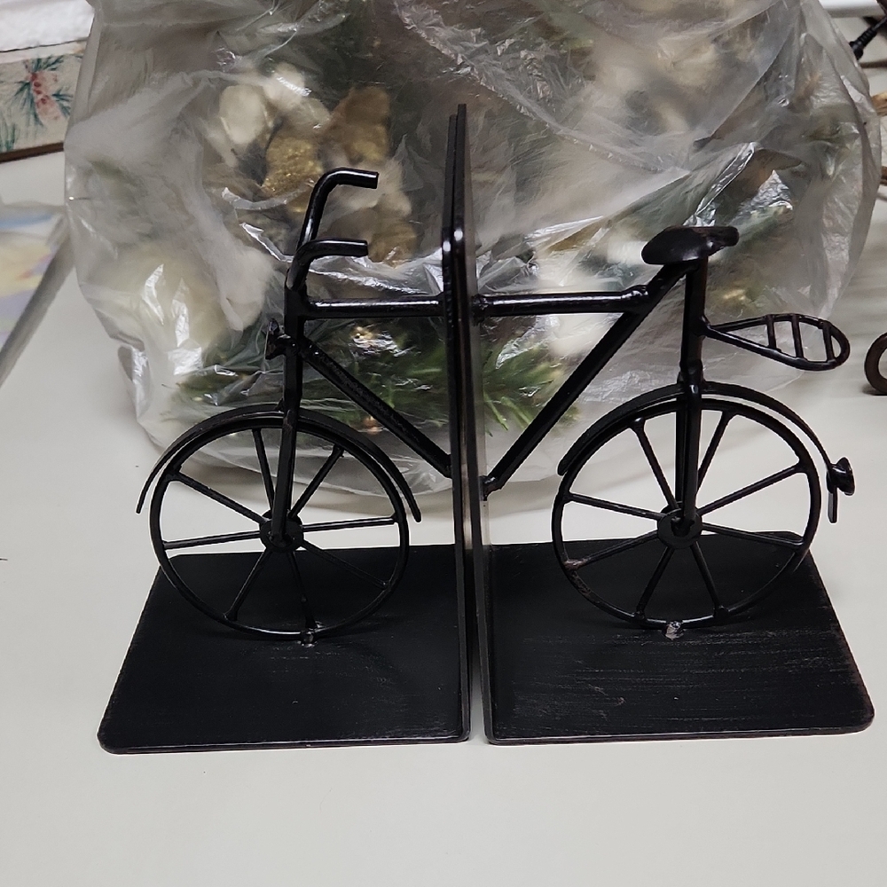 Bookends Black Bicycle